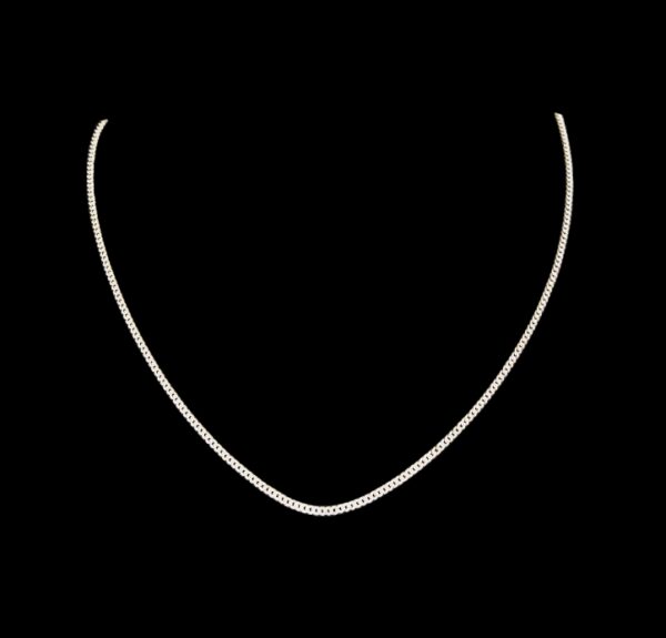 Corrente de Prata Piastrine 2 mm