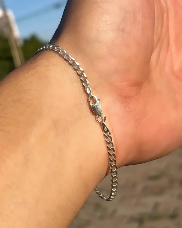 Pulseira de Prata Grumet 2 mm - Image 2